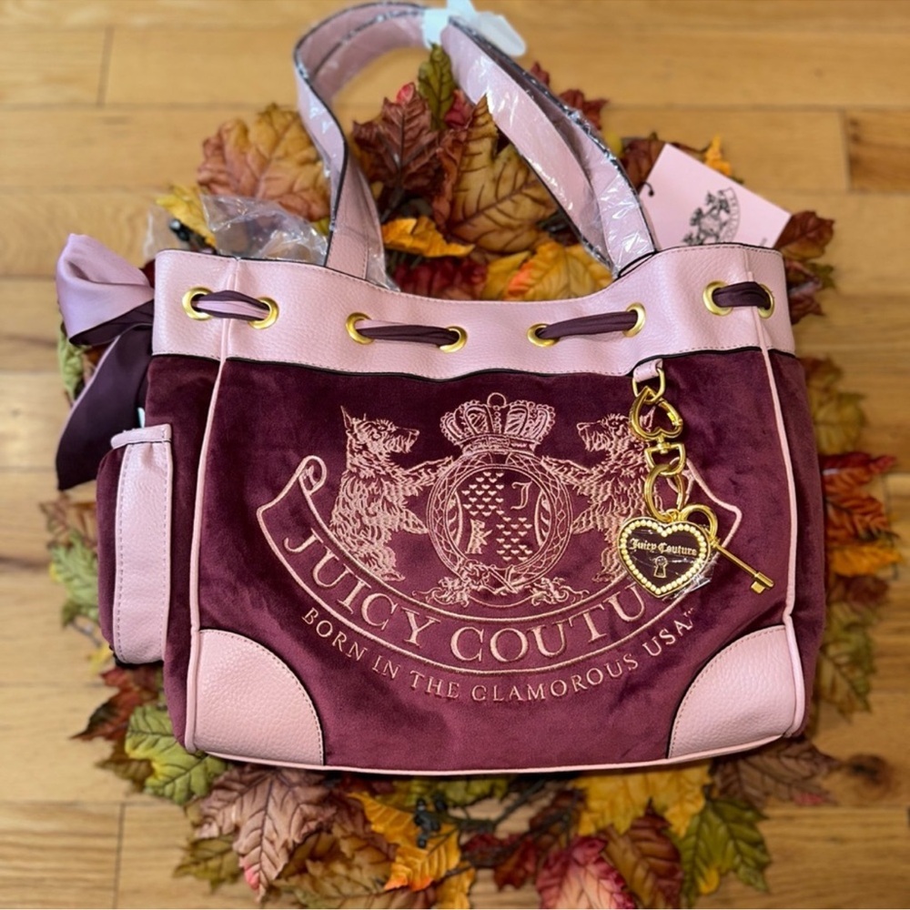Juicy Couture UK exclusive pink and red daydreamer NWT